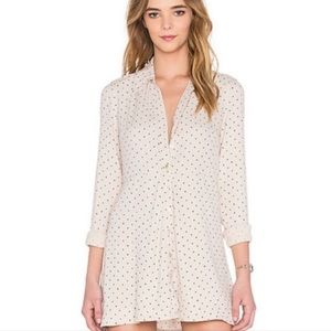 Free people Henley, button up mini dress👗